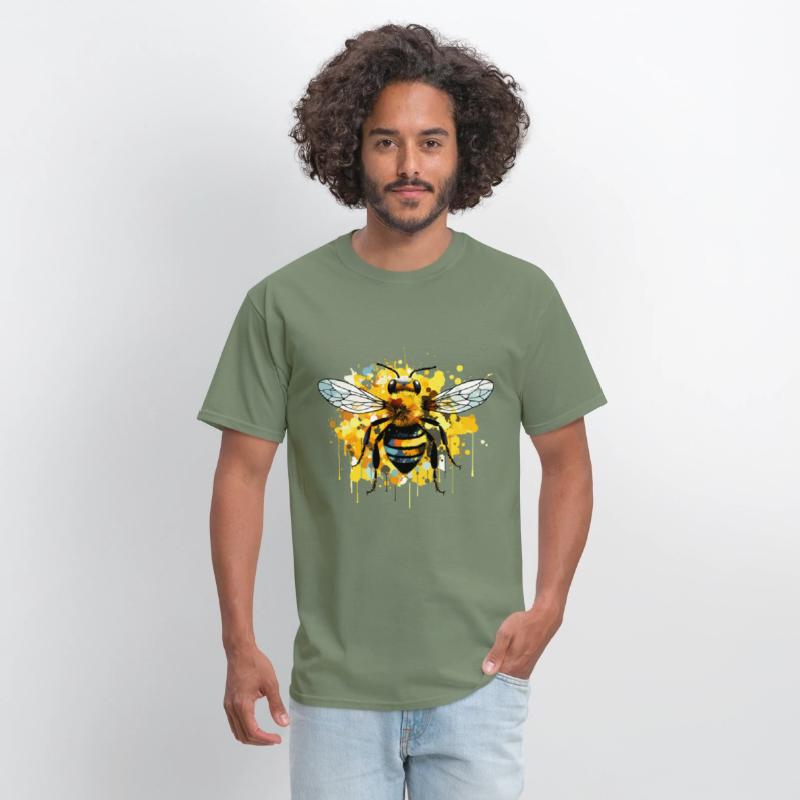 Bee paint splash drops beekeeper paint blob