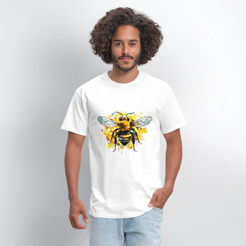 Bee paint splash drops beekeeper paint blob