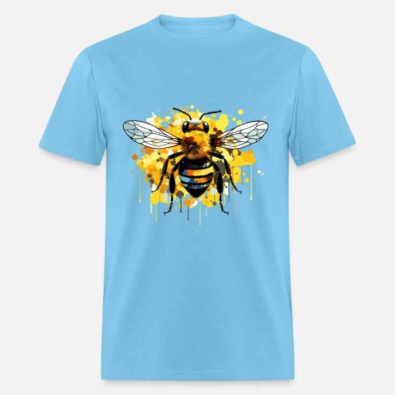 Bee paint splash drops beekeeper paint blob