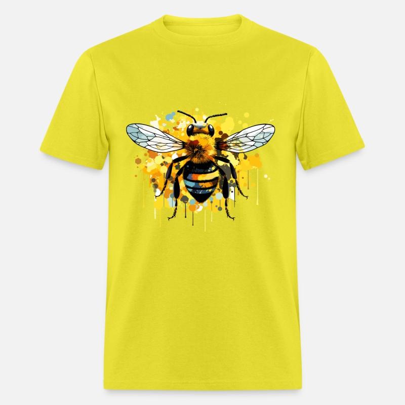 Bee paint splash drops beekeeper paint blob