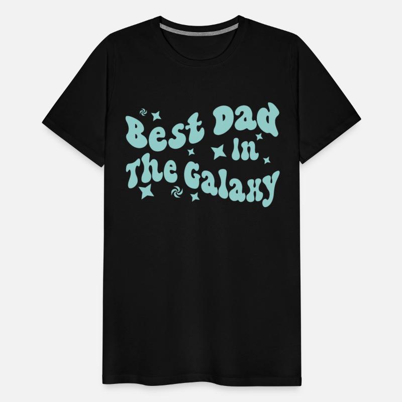 best dad in the galaxy logo father day gift dad