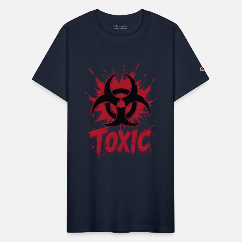 Biohazard Symbol Toxic Grunge Style