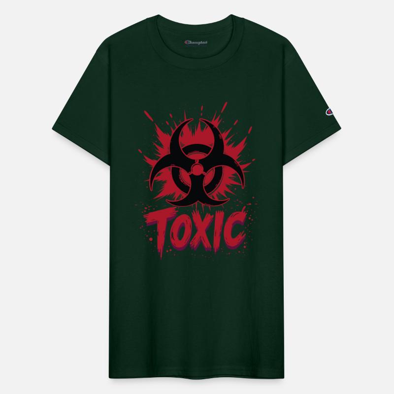 Biohazard Symbol Toxic Grunge Style