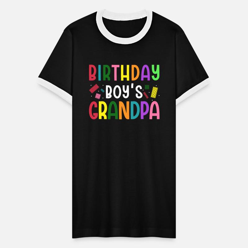 Birthday Boy's Grandpa Building Blocks