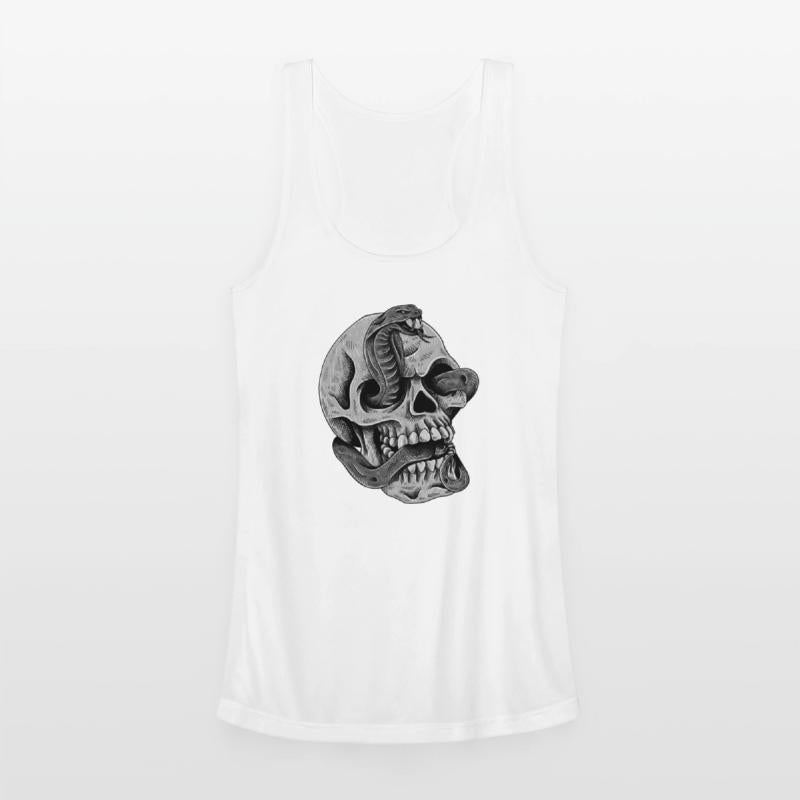 Black Skull Modern Action Sports T shirt