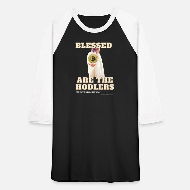Blessed Are The Hodlers - Jesus and BTC Funny Tee