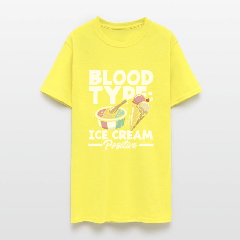 Blood Type Ice Cream Positive Lover
