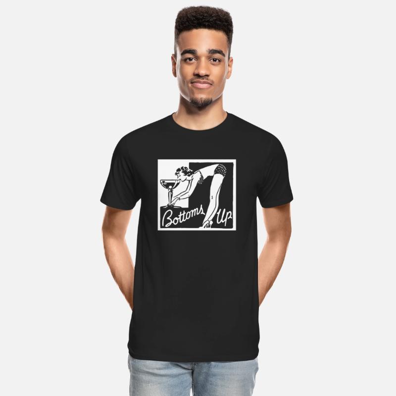 Bottoms Up Cocktail Lounge PinUp Vintage Matchbook