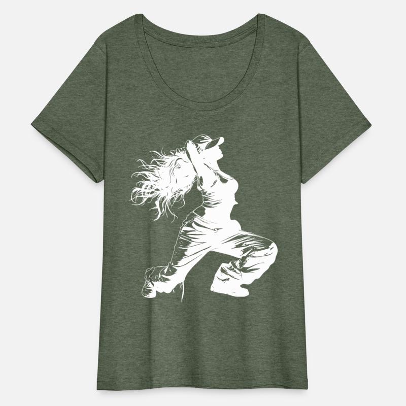 Breakdancing Girl Drawing