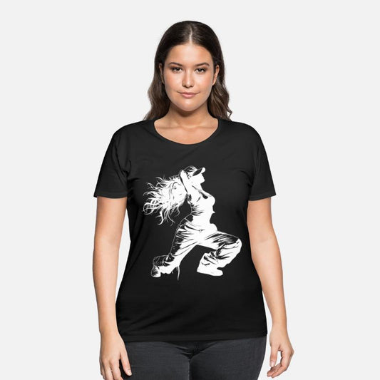 Breakdancing Girl Drawing