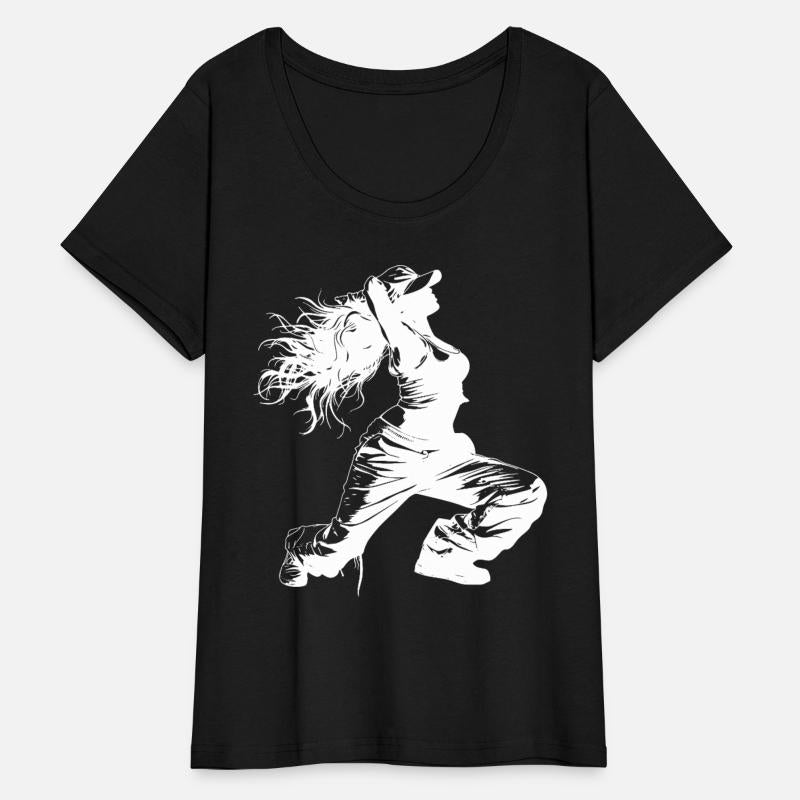 Breakdancing Girl Drawing