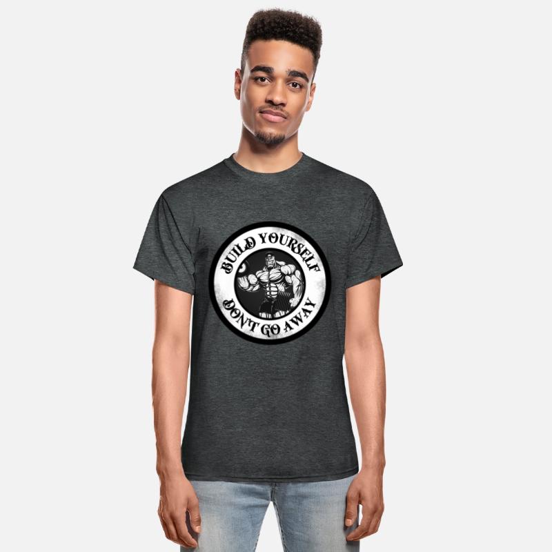 Build yourself, don't go away.