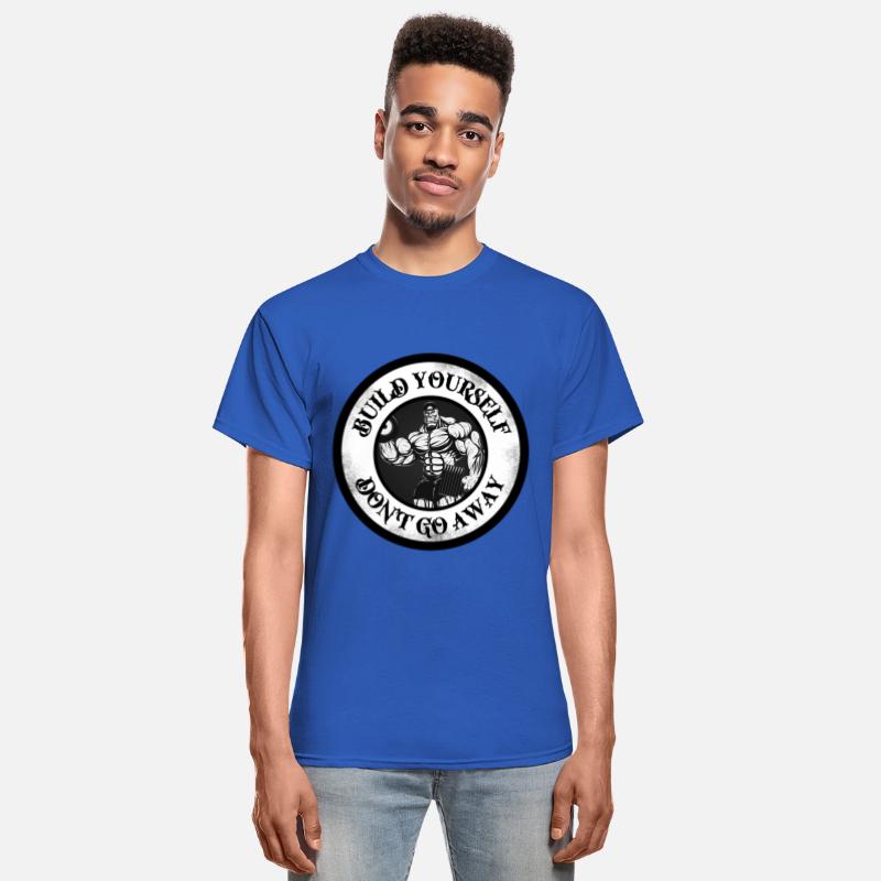 Build yourself, don't go away.