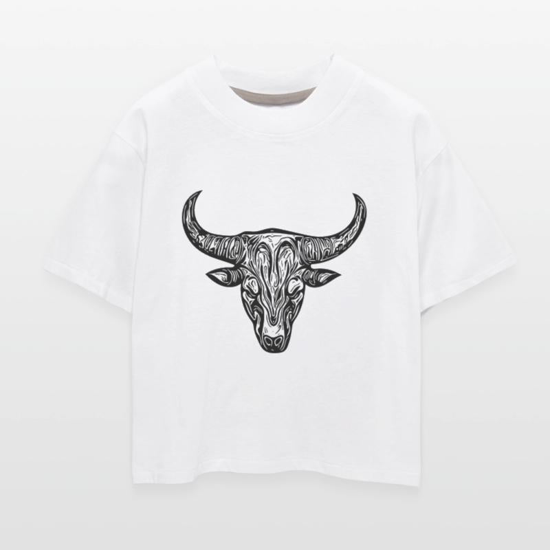 Bull Grill Logo Cattle Mythology Style