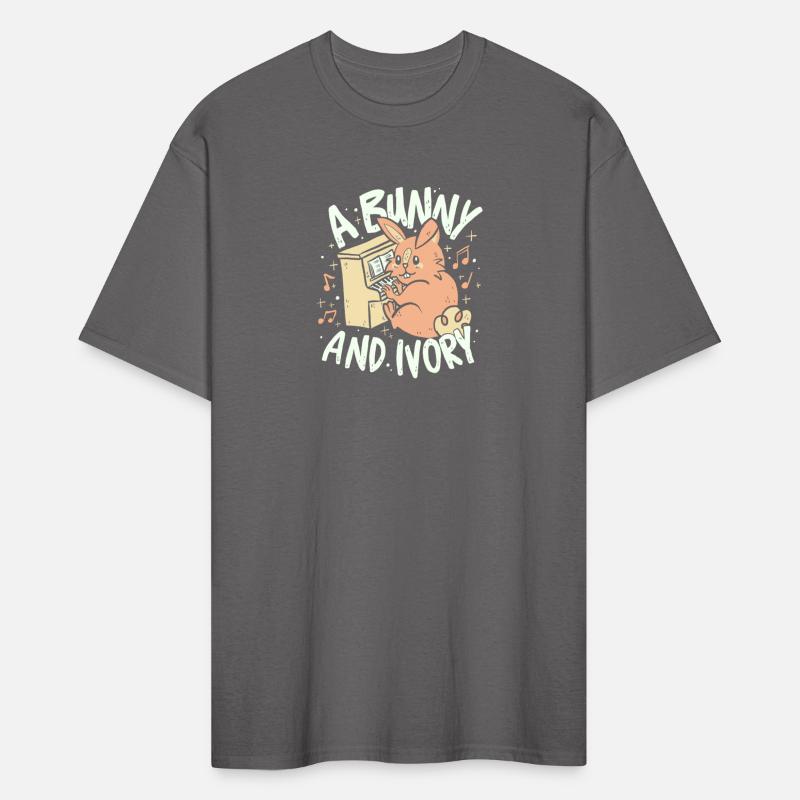 Bunny Playing The Piano Ebony Ivory Word Joke