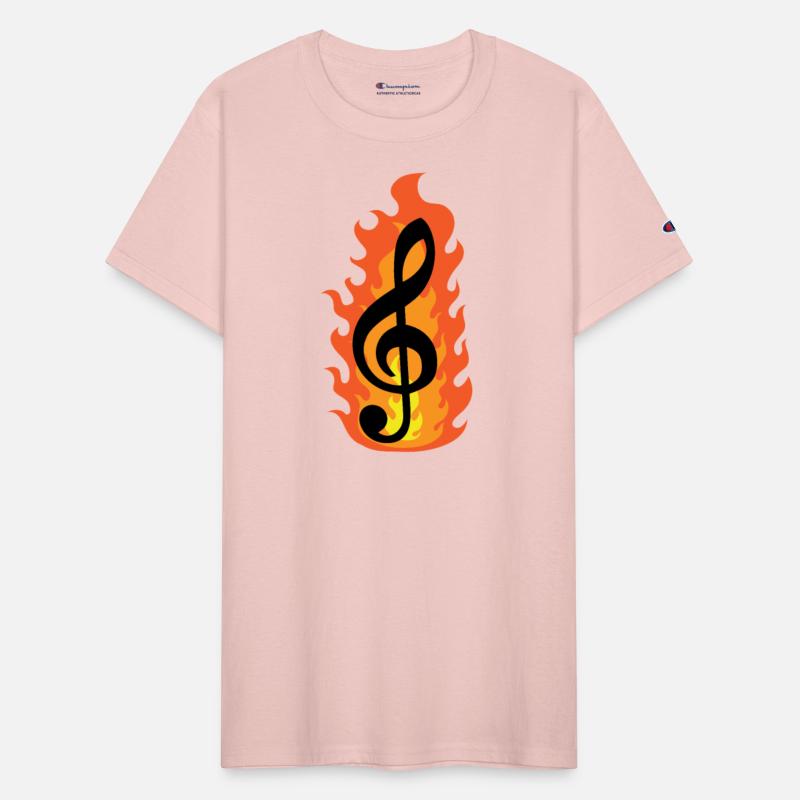 burning Clef Music Note