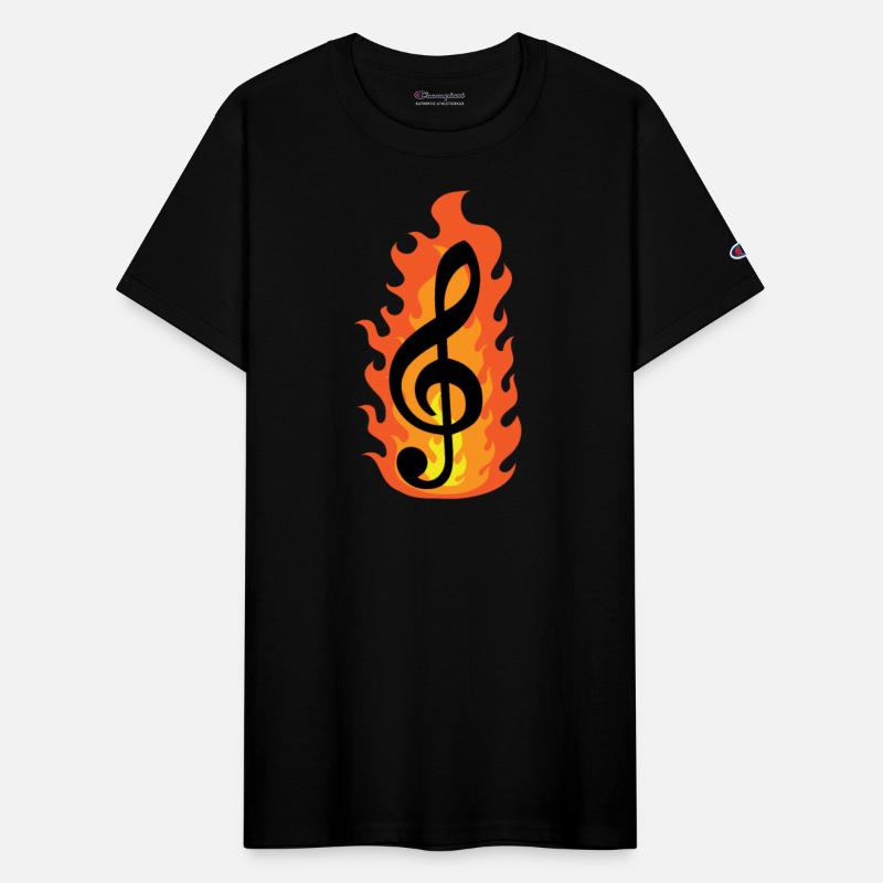 burning Clef Music Note