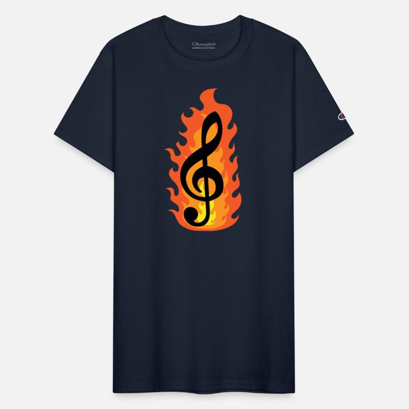 burning Clef Music Note