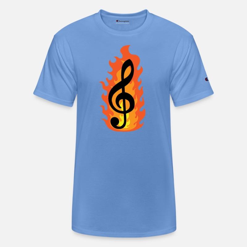 burning Clef Music Note
