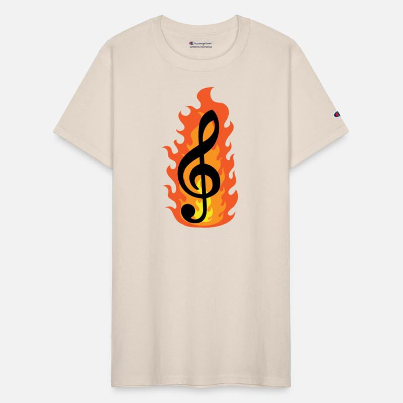 burning Clef Music Note