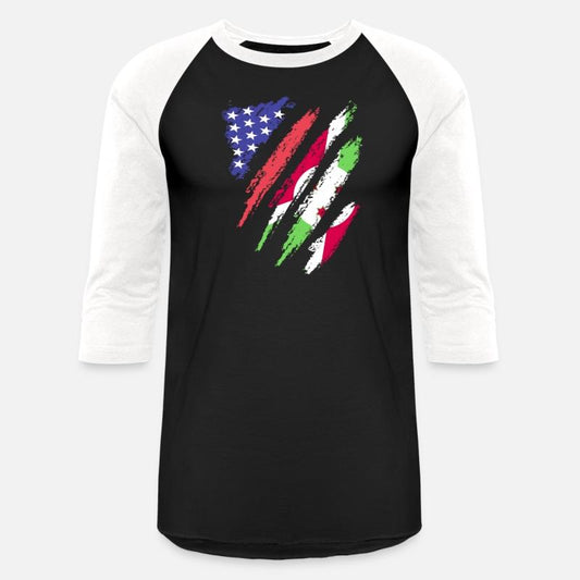 Burundi American Patriot Heart Flag Stripes