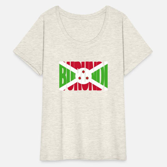 Burundi flag stencil