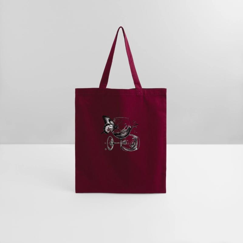 Butterfly and Wine Glasses in Motion