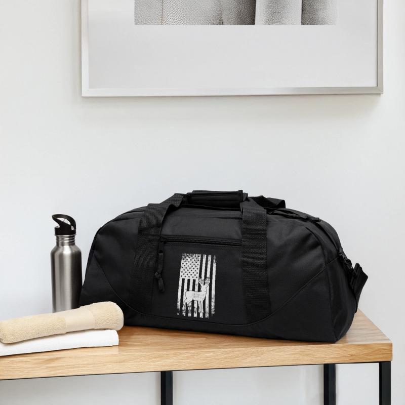 Camo US Flag Deer Elk Buck Camoflage Hunting