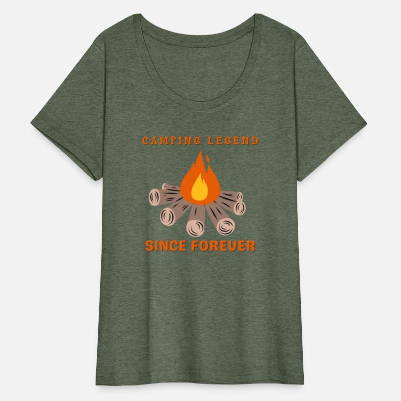 camping legend since forever shirt