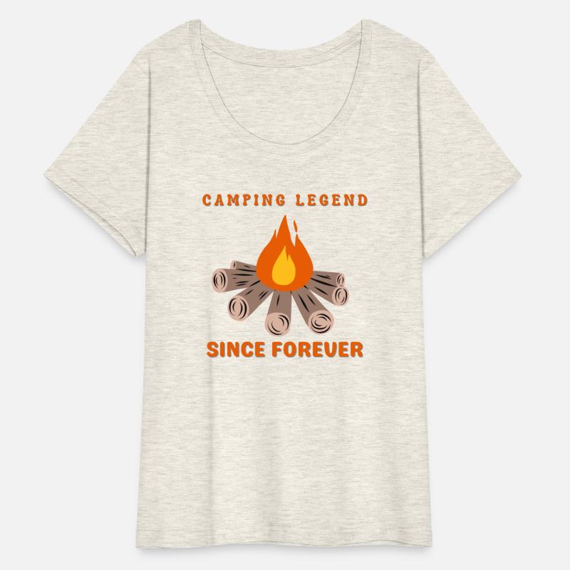 camping legend since forever shirt