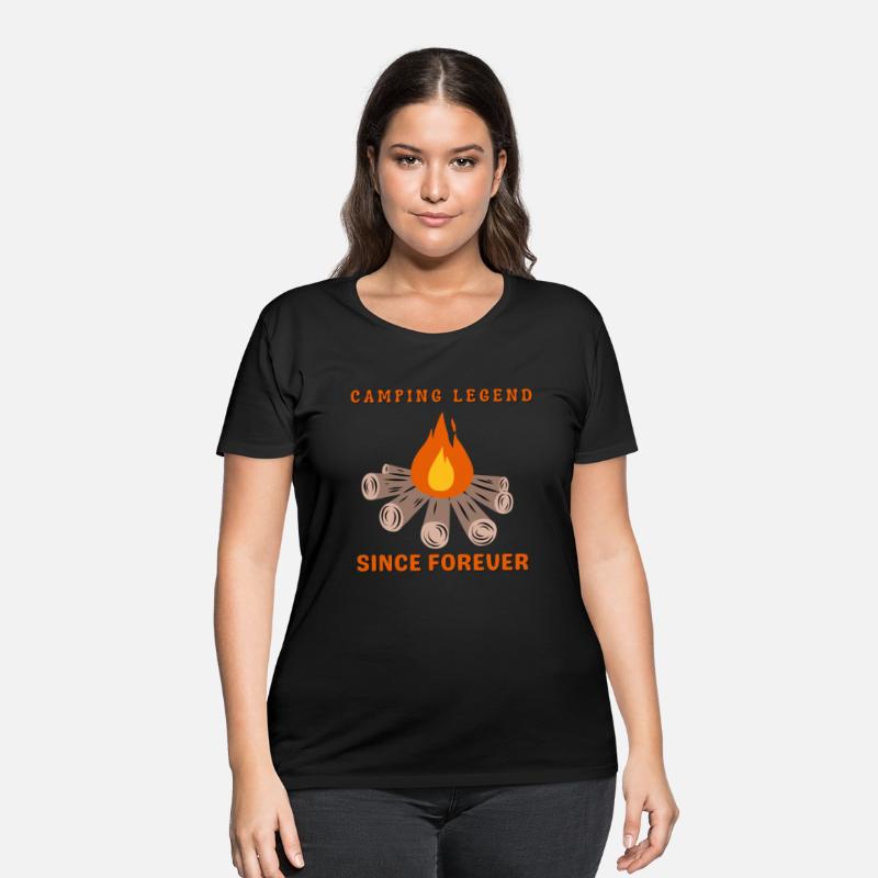 camping legend since forever shirt