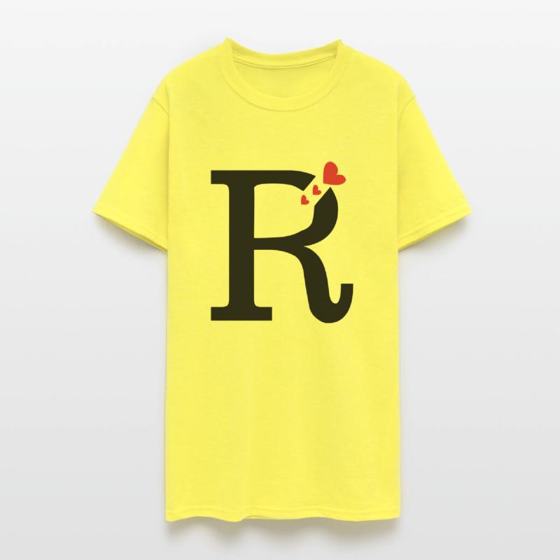 Capital letter R with hearts