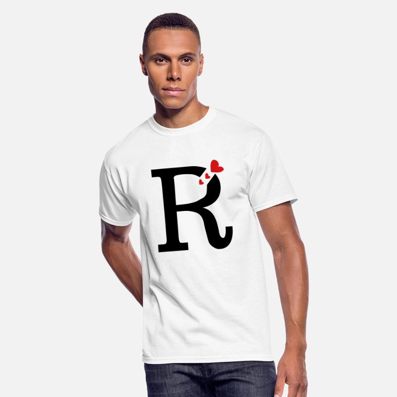 Capital letter R with hearts