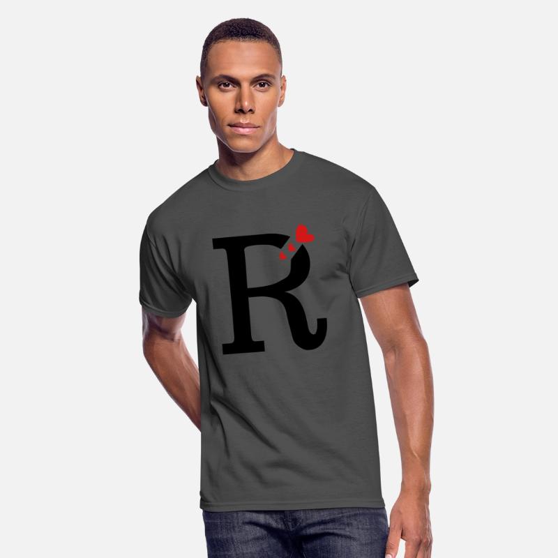 Capital letter R with hearts