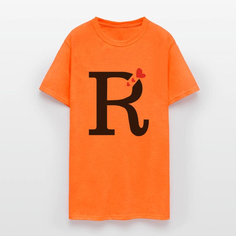 Capital letter R with hearts