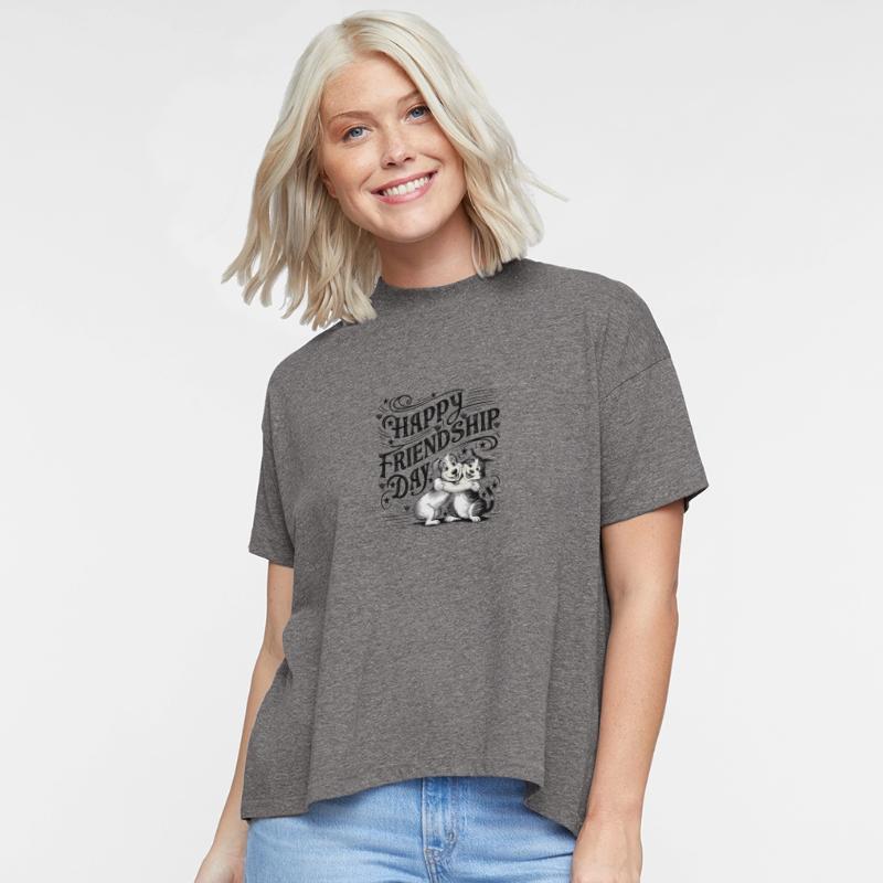 Captivating Monochrome Friendship Day Artwork