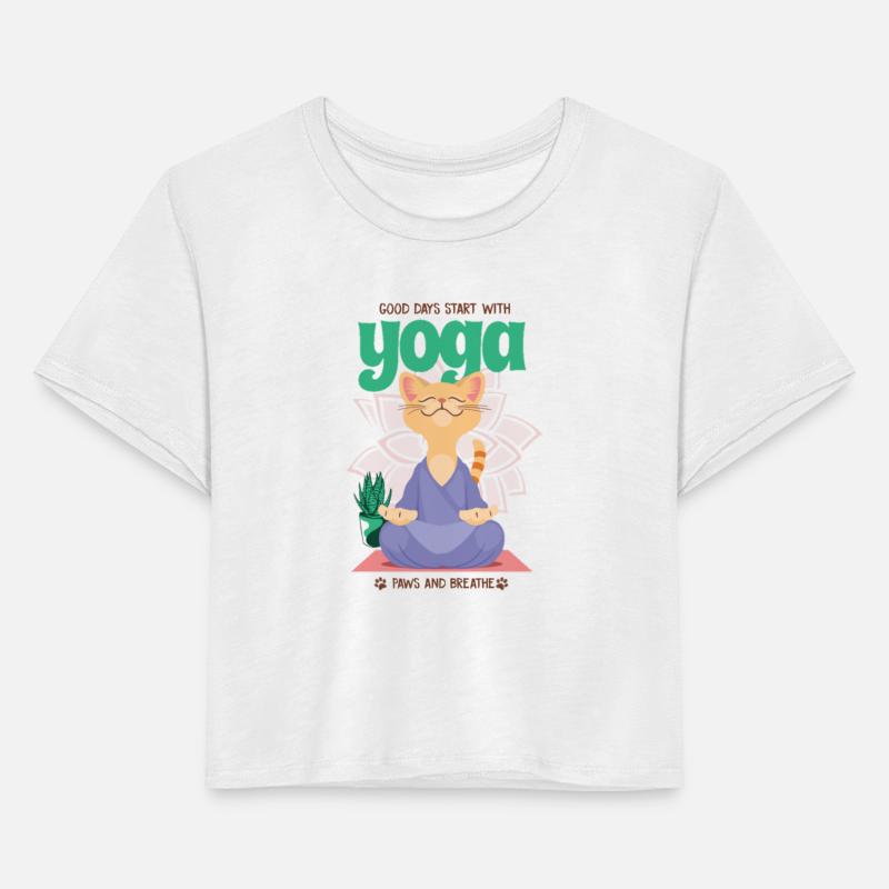 Cat: Good days start with yoga