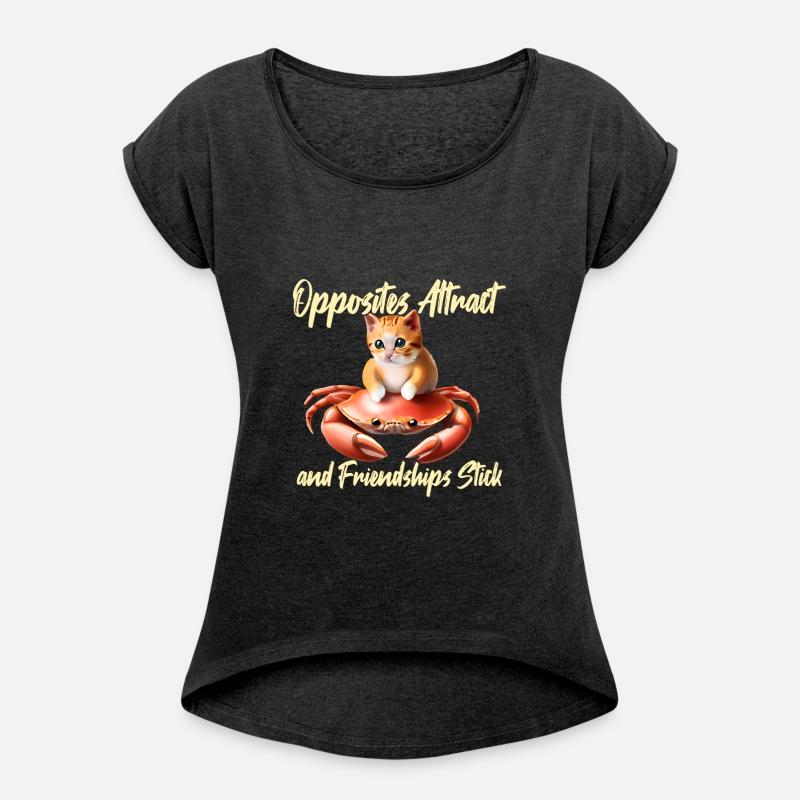 Cat on a crab - friendship