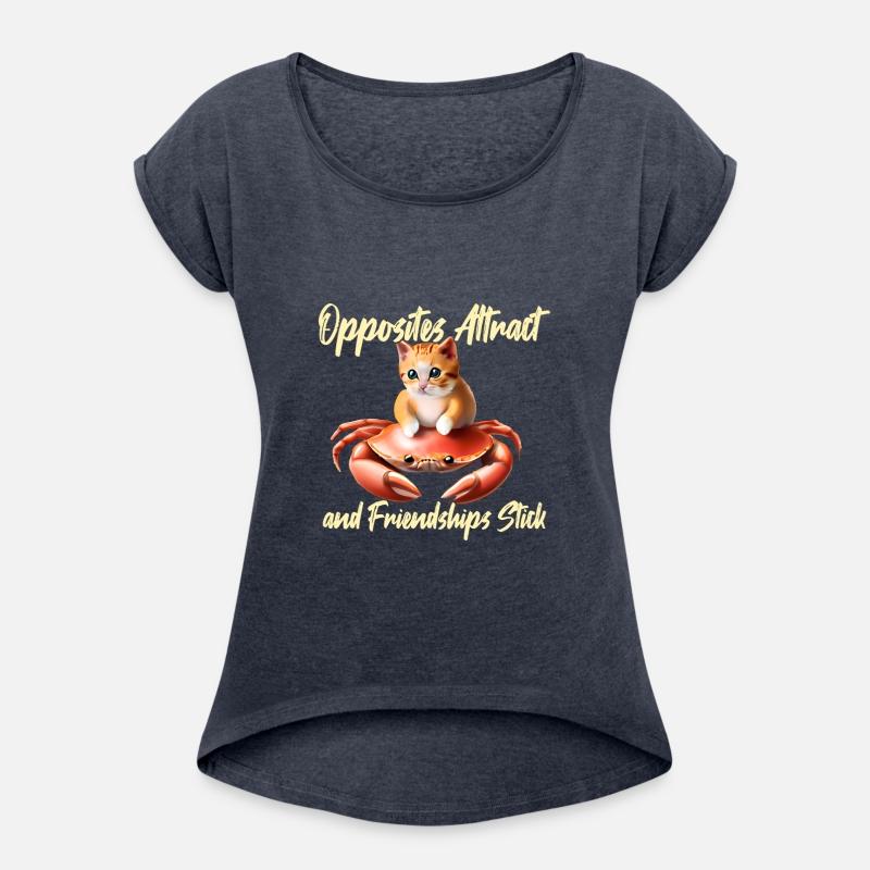 Cat on a crab - friendship