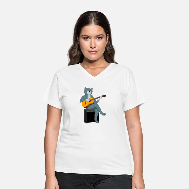 CAT PLAYING ACOUSTIC GUITAR