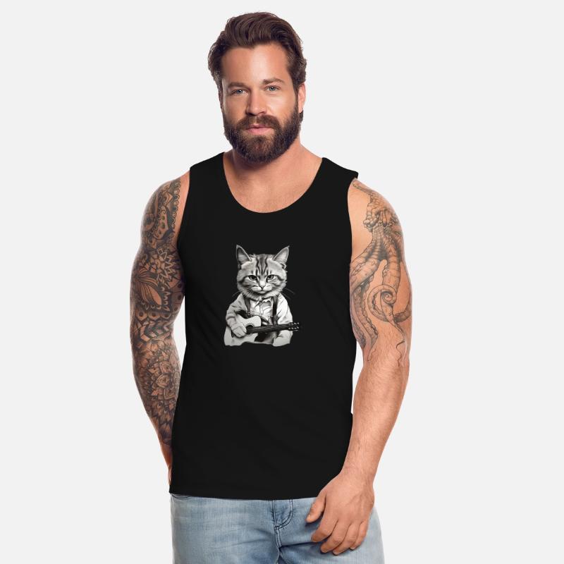 Cat playing guitar - Rock cat