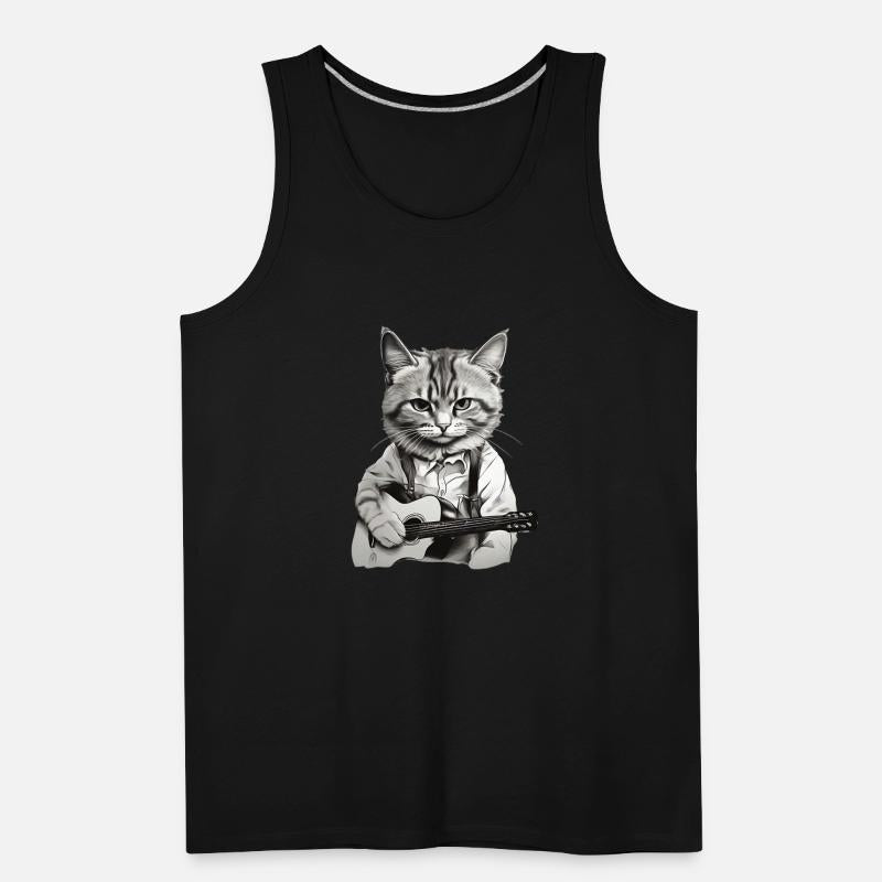 Cat playing guitar - Rock cat