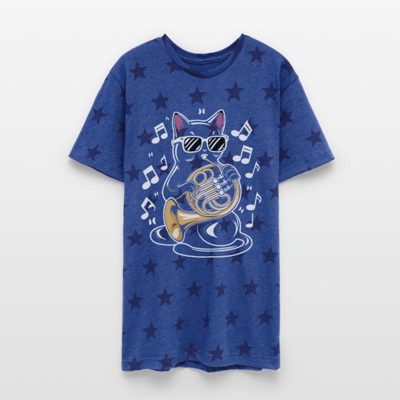 Cat Wearing Sunglasses Playing French