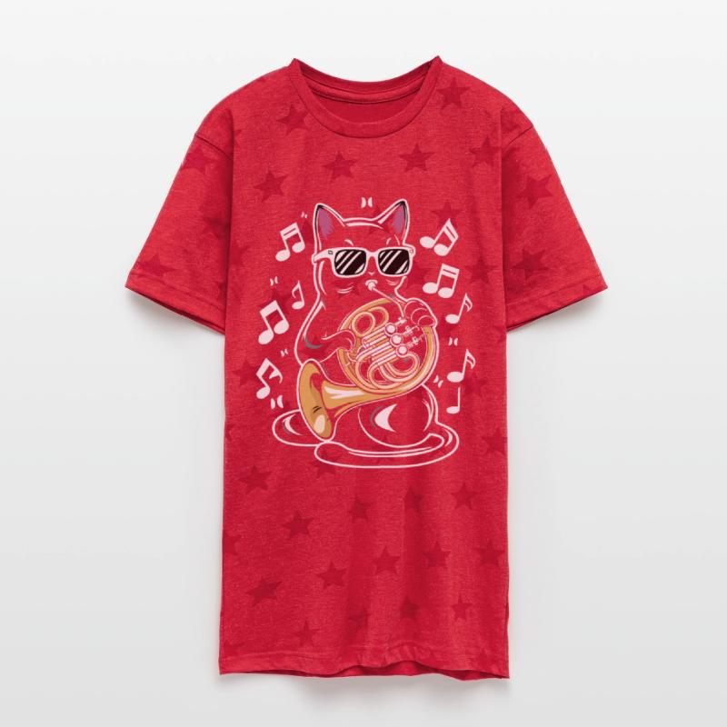 Cat Wearing Sunglasses Playing French