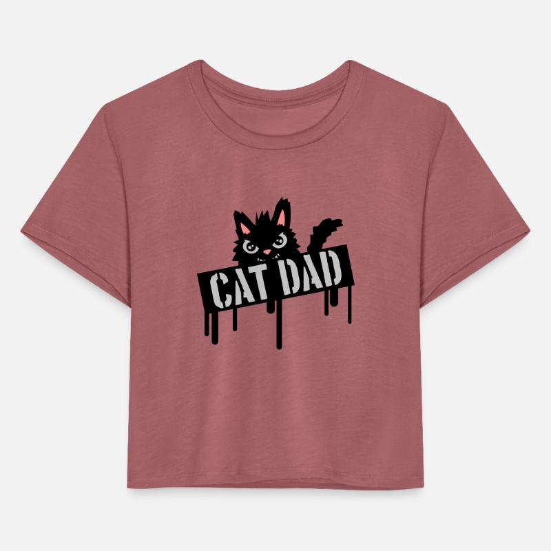 Cats father stamp logo