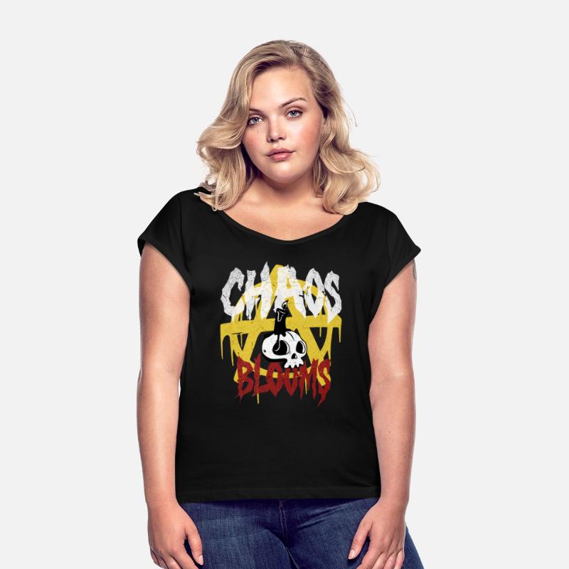 Chaos Rock Skull Grunge Black