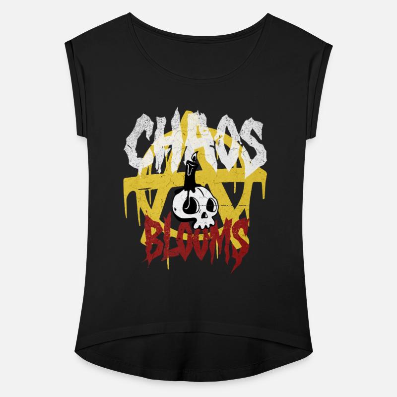 Chaos Rock Skull Grunge Black