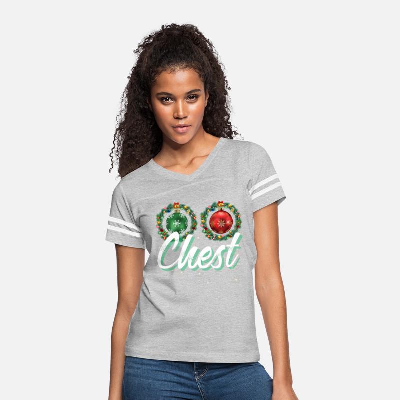 Chest Nuts Christmas Couple Funny Matching