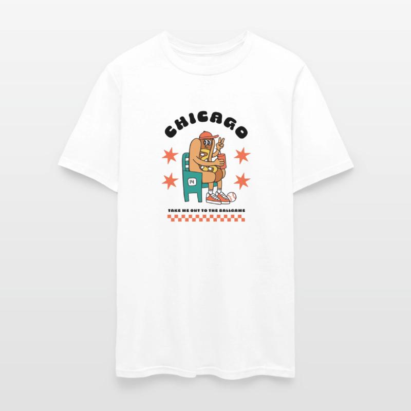 Chicago Hot Dog mascot design