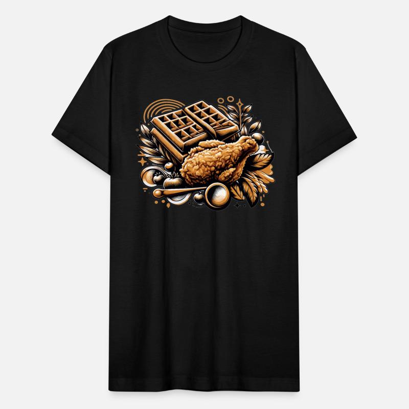 Chicken and Waffles Breakfast Southern Cuisine